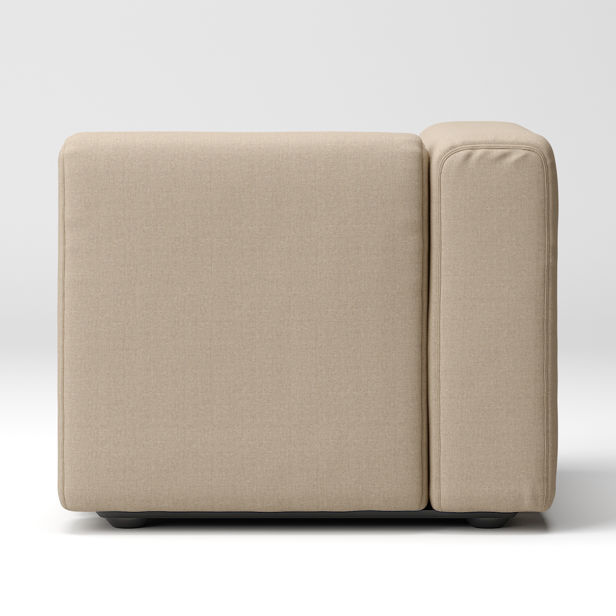 綿帆布　ユニットソファ　アーム付　小用カバー