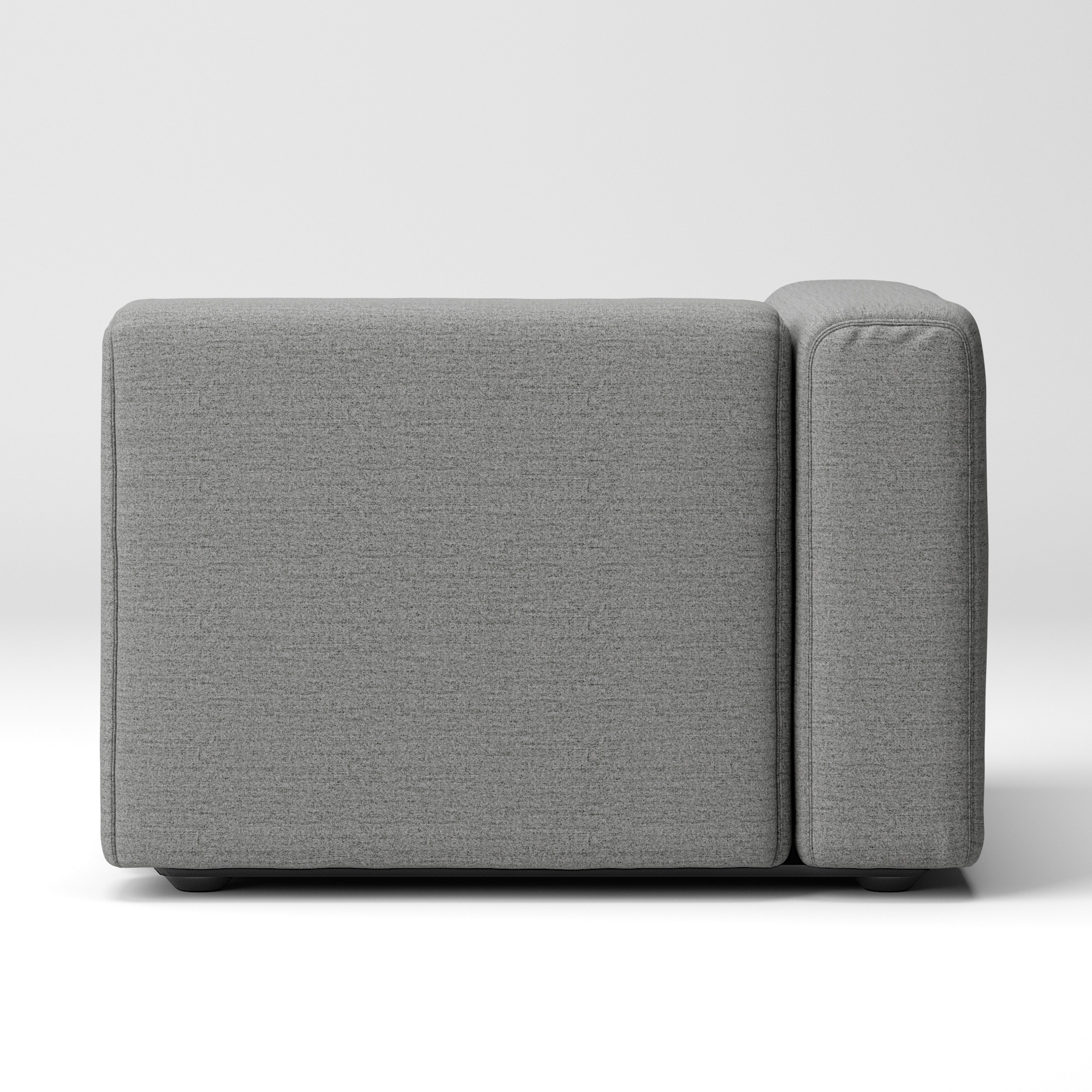 綿帆布　ユニットソファ　アーム付　大　幅９８ｃｍ用カバー