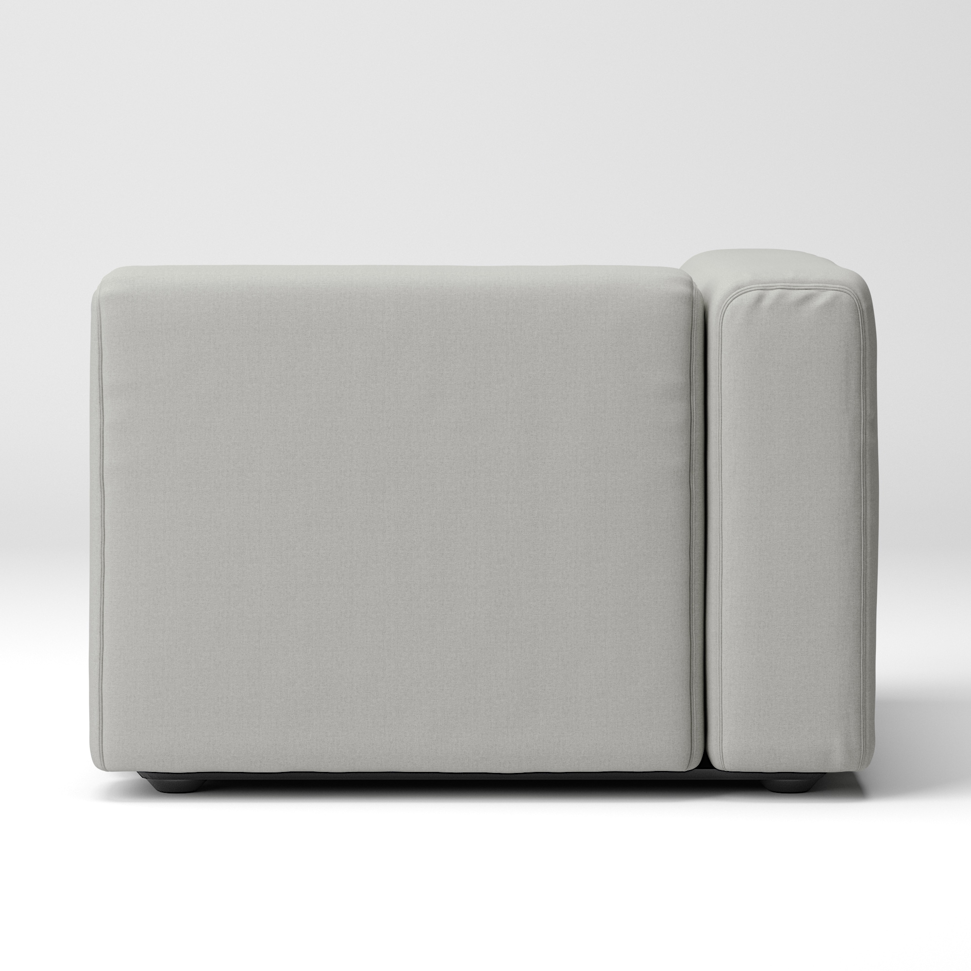 綿帆布　ユニットソファ　アーム付　大　幅９８ｃｍ用カバー