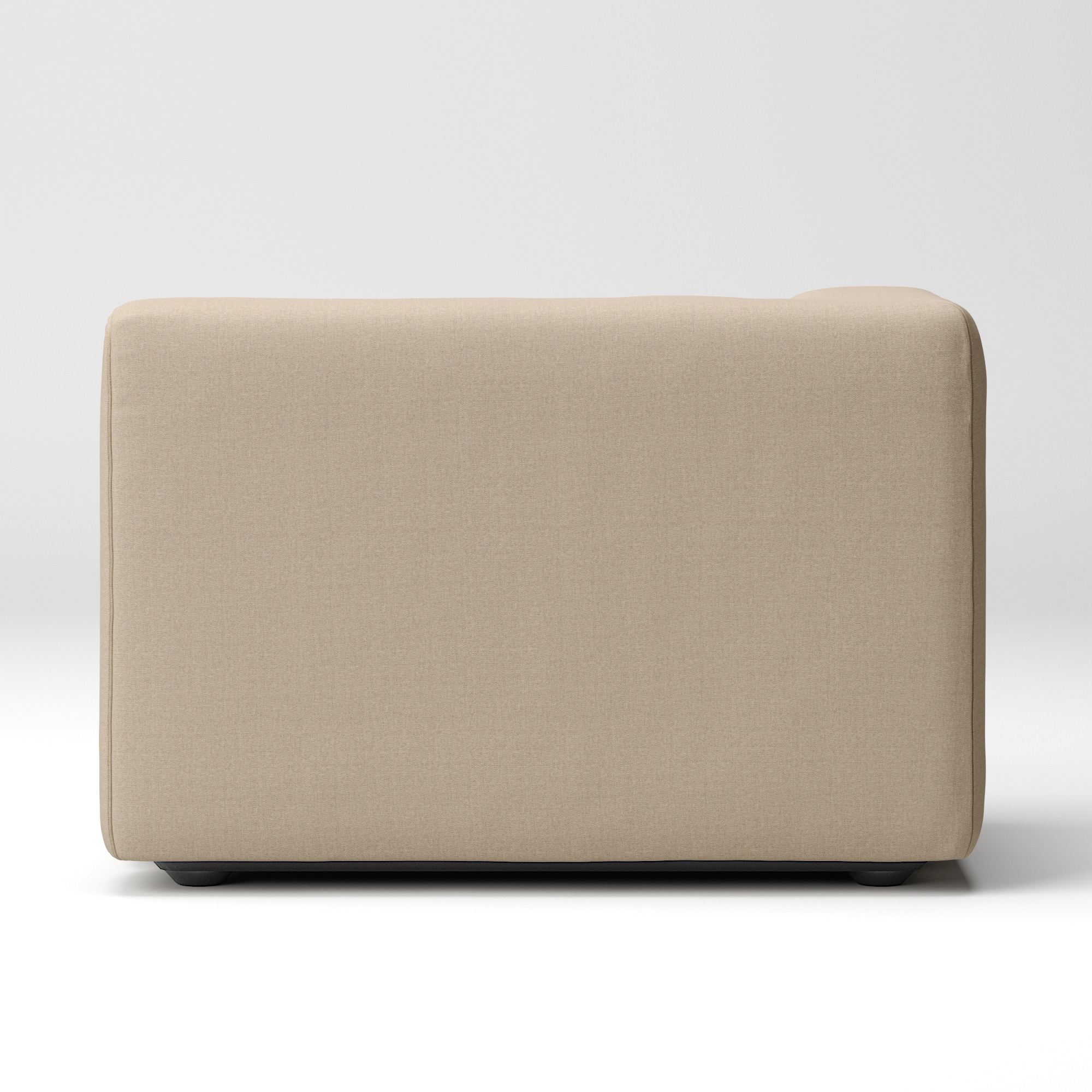 綿帆布　ユニットソファ　ハーフアーム付　大（右）用カバー