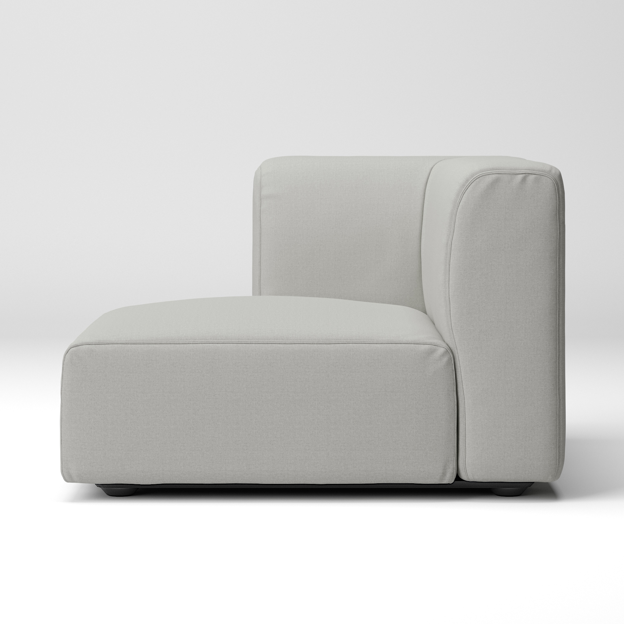 綿帆布　ユニットソファ　ハーフアーム付　大（右）用カバー