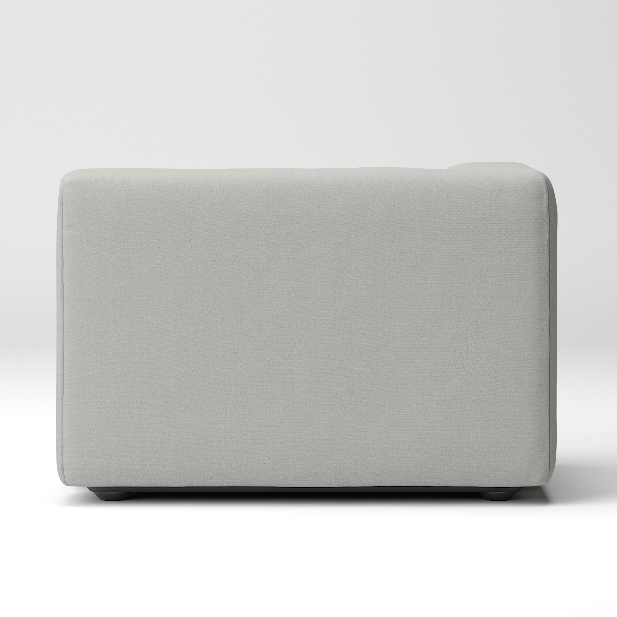 綿帆布　ユニットソファ　ハーフアーム付　大（右）用カバー