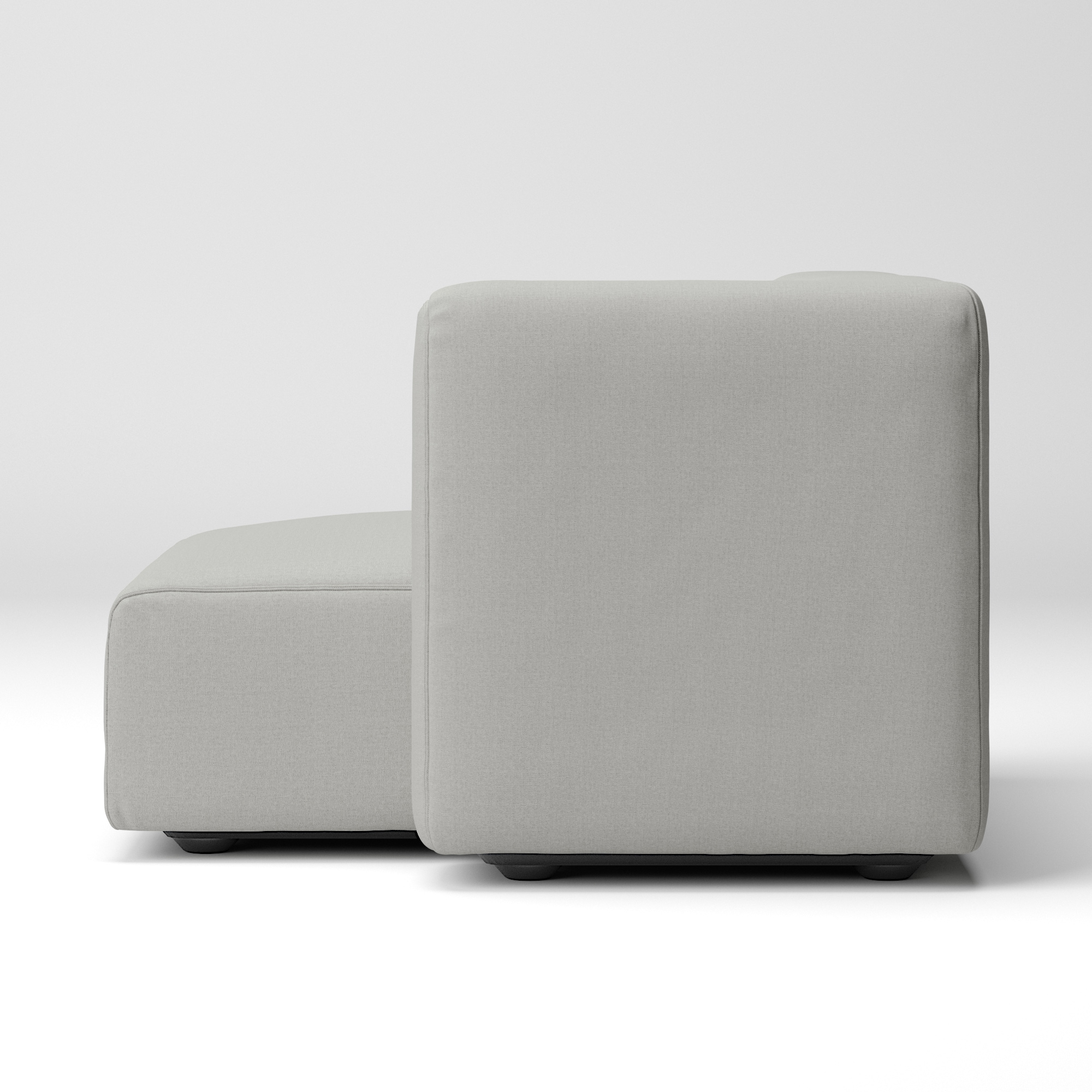 綿帆布　ユニットソファ　ハーフアーム付　大（左）用カバー