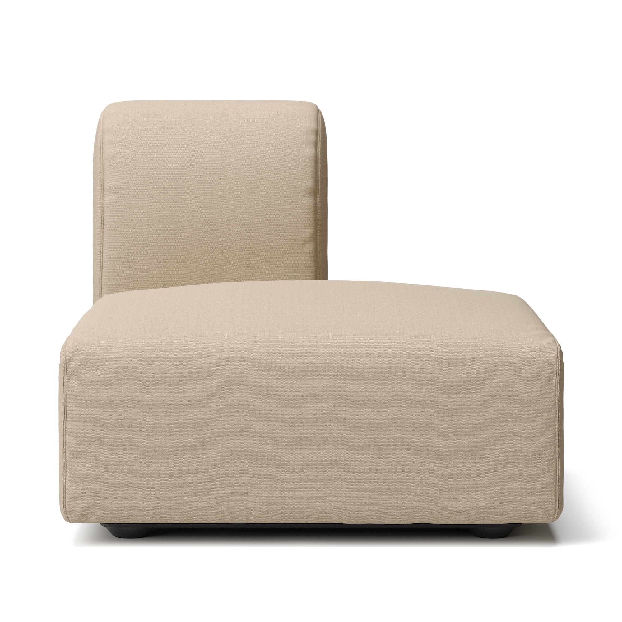 綿帆布　ユニットソファ　ハーフバックレスト　大