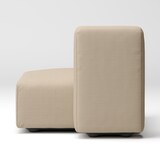 綿帆布　ユニットソファ　ハーフバックレスト　大