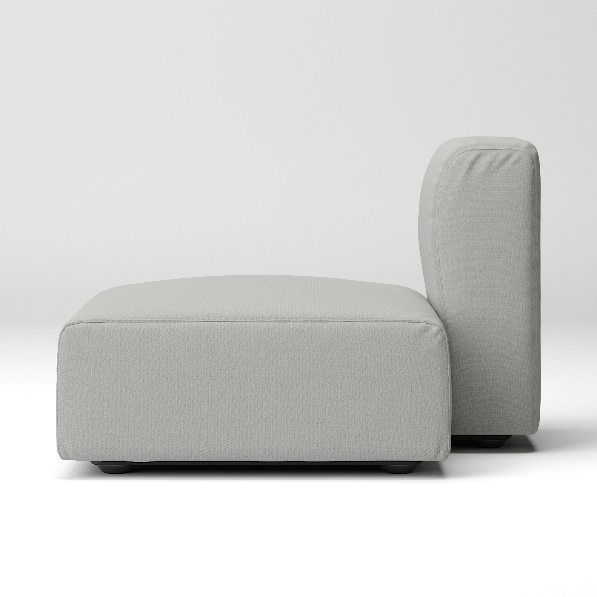 綿帆布　ユニットソファ　ハーフバックレスト　大