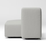 綿帆布　ユニットソファ　ハーフバックレスト　大