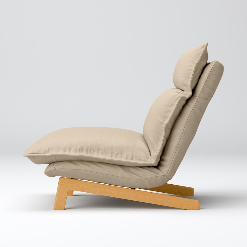 綿帆布 ハイバックリクライニングソファ 1シーター用カバー | 無印良品