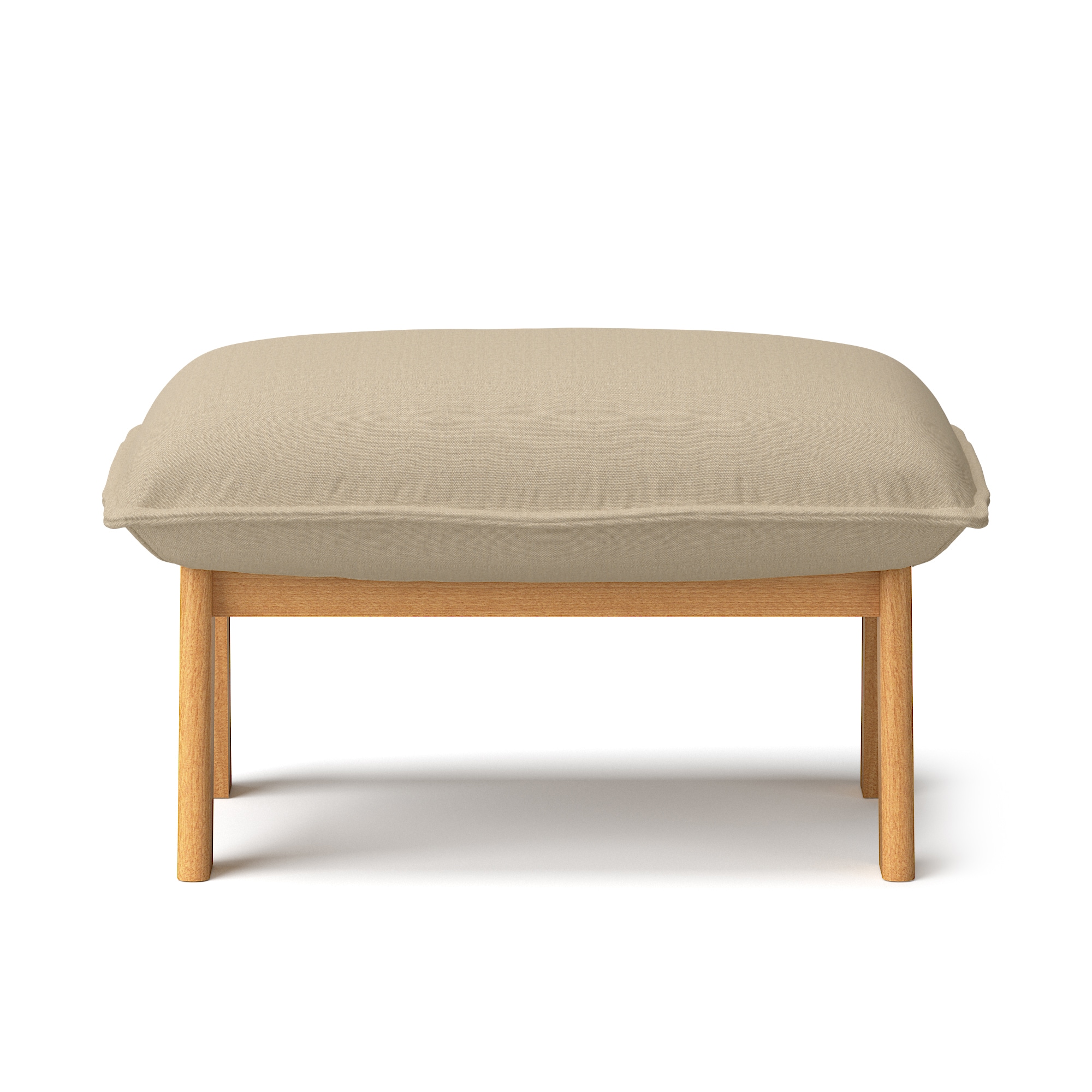 綿帆布　ハイバックリクライニングソファ　オットマン用カバー