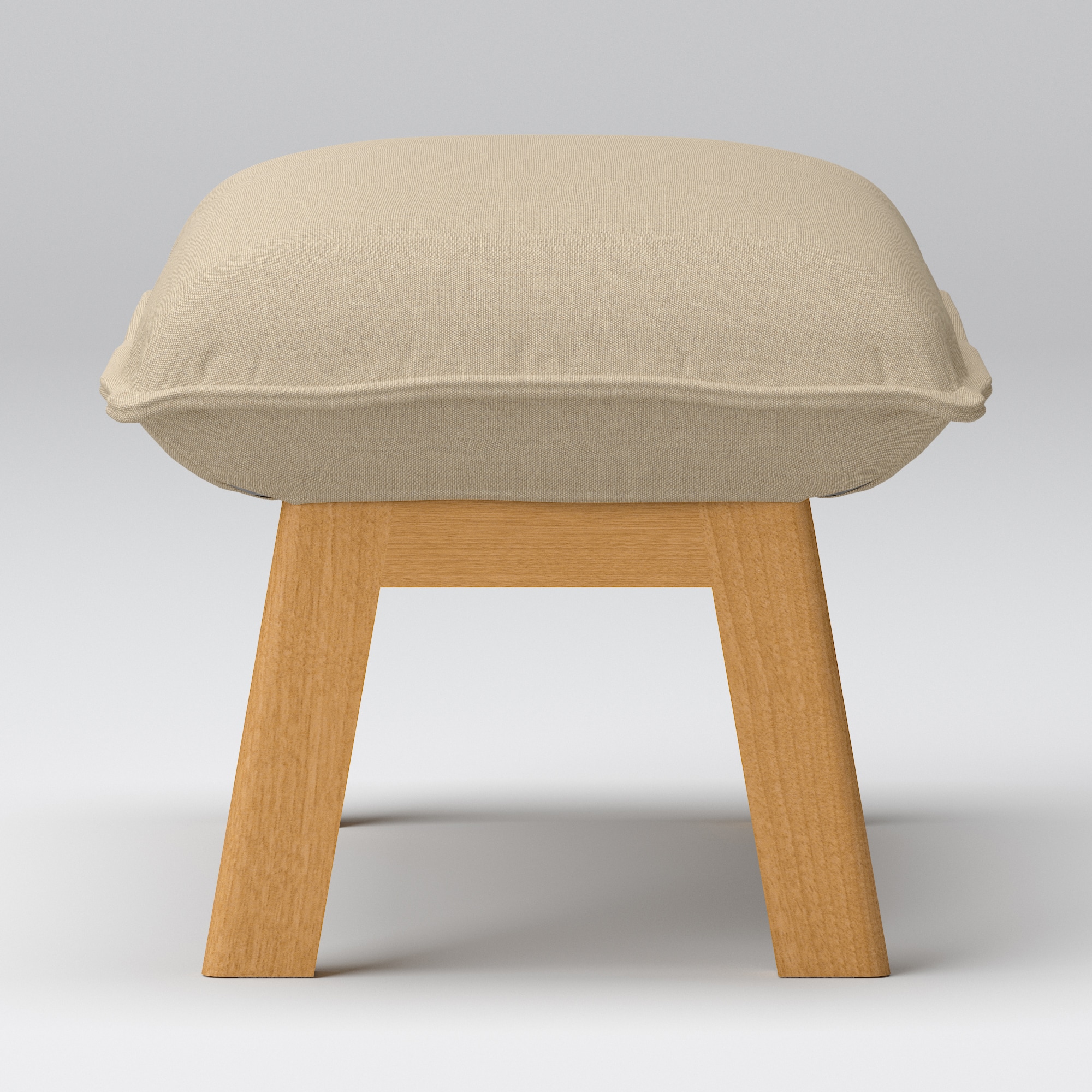 綿帆布　ハイバックリクライニングソファ　オットマン用カバー