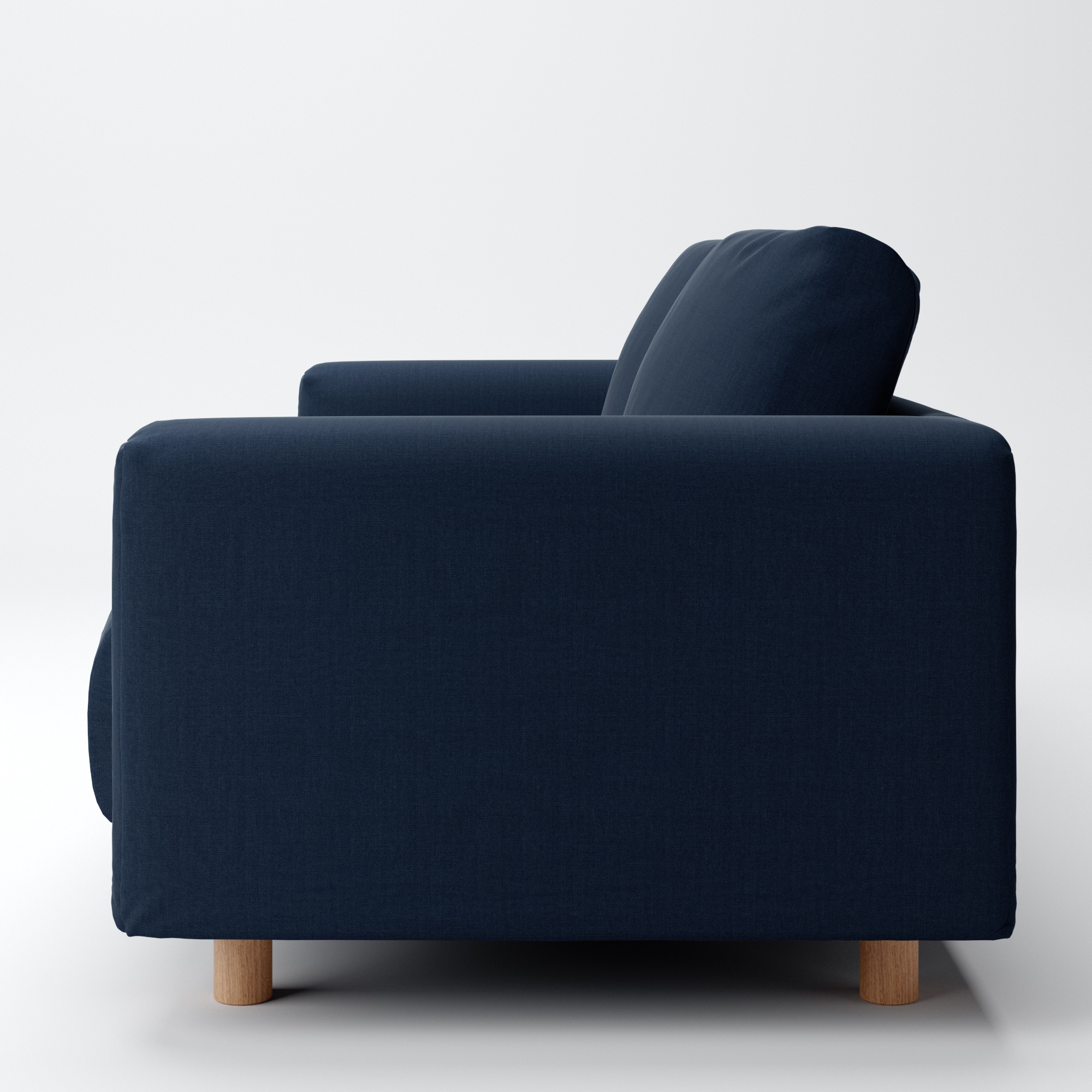 再生ポリエステル平織　ソファ本体２．５シーター　フェザーポケットコイル用カバー