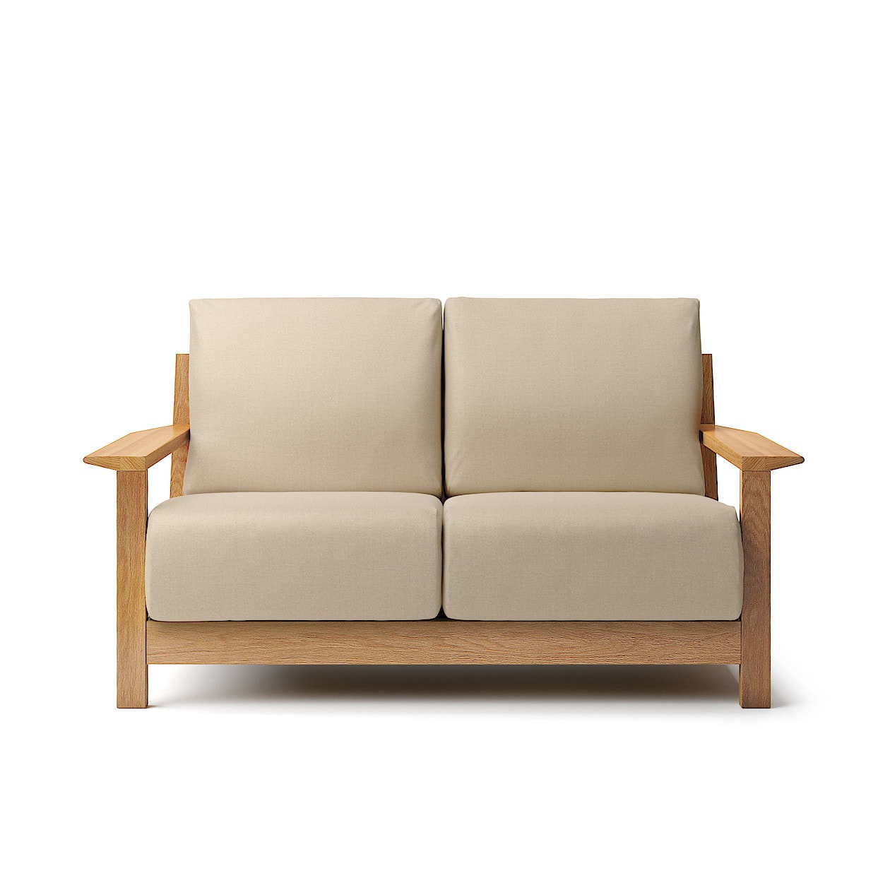 無印　2シーター　ソファ　ポケットコイル　2023年購入 ☆MUJI 無印良品 2シーターソファ ポケットコイル フェザー使用