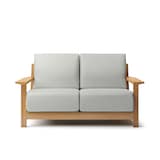 綿帆布　ソファ本体　木製フレーム　２シーター　ウレタンポケットコイル用カバー