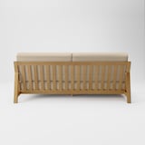 綿帆布　ソファ本体　木製フレーム　３シーター　ウレタンポケットコイル用カバー