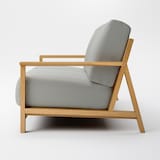 綿帆布　ソファ本体　木製フレーム　３シーター　ウレタンポケットコイル用カバー