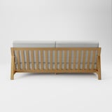 綿帆布　ソファ本体　木製フレーム　３シーター　ウレタンポケットコイル用カバー