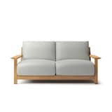 綿帆布　ソファ本体　木製フレーム　２．５シーター　フェザーポケットコイル用カバー