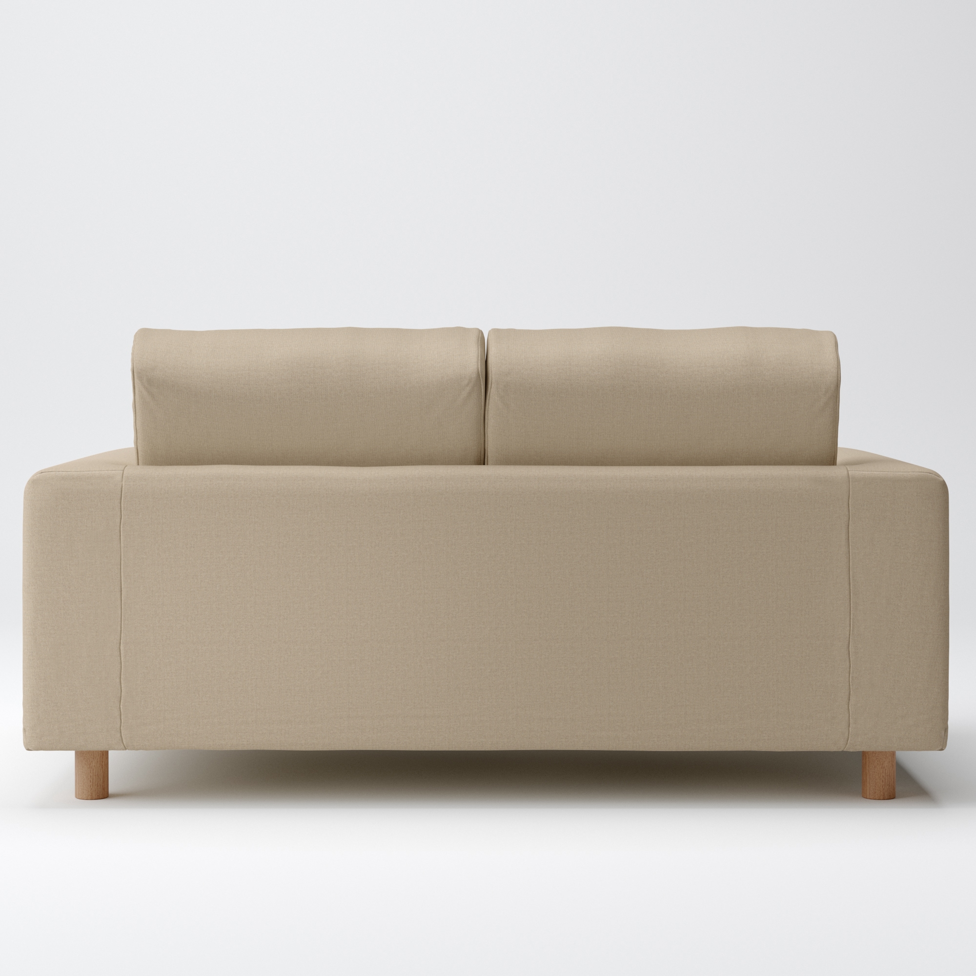 綿帆布　ソファ本体　２シーター　ウレタンポケットコイル用カバー