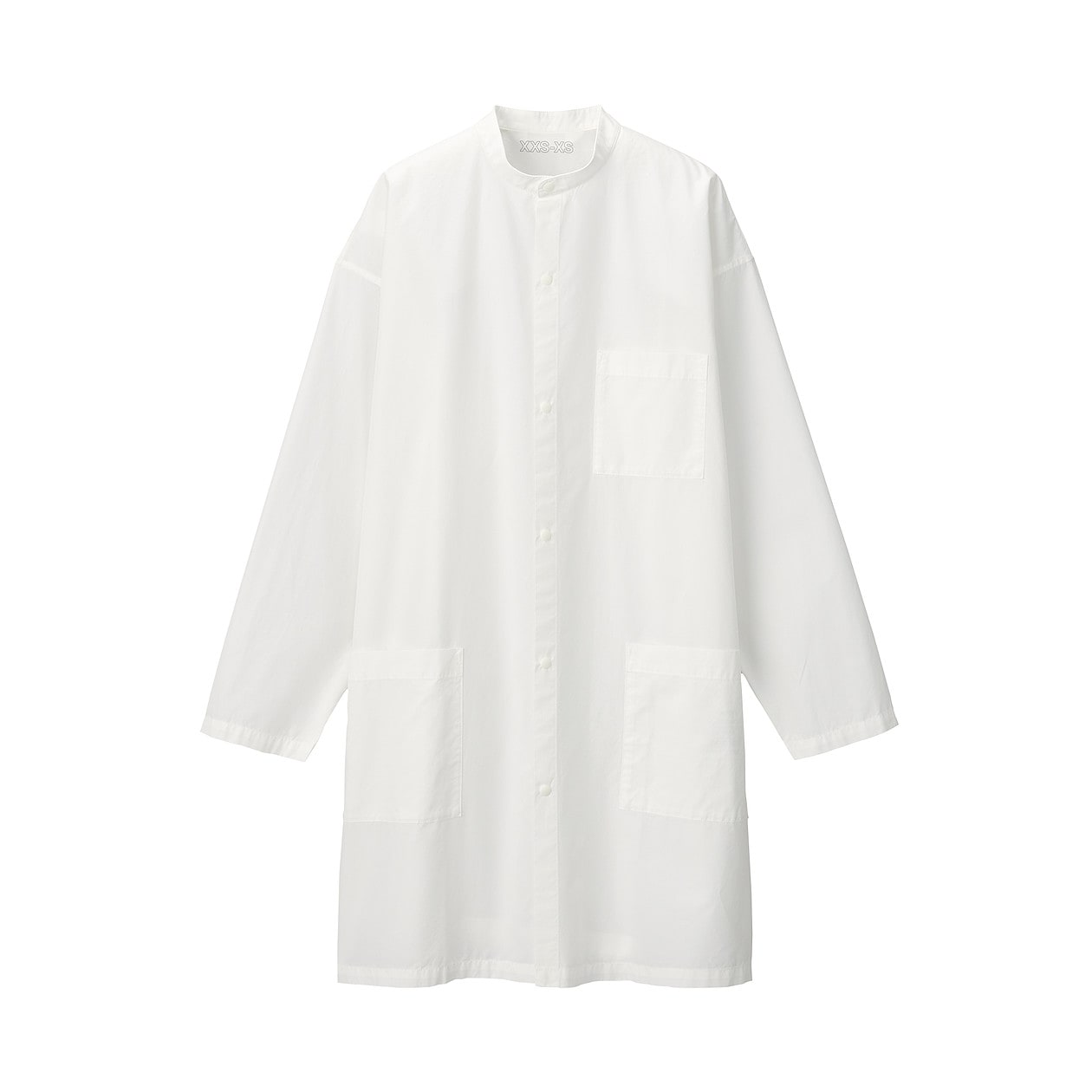 超長綿ポプリンロング丈シャツ ｓ ｍ オフ白 Muji Labo シャツ 通販 無印良品