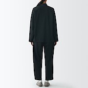 異素材コンビイージーパンツ 男女兼用ｍ 黒 Muji Labo パンツ 通販 無印良品