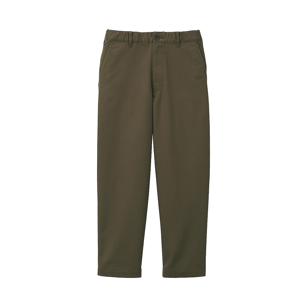 MUJI Labo ストレッチチノイージーワイドクロップドパンツ XS 【即納】
