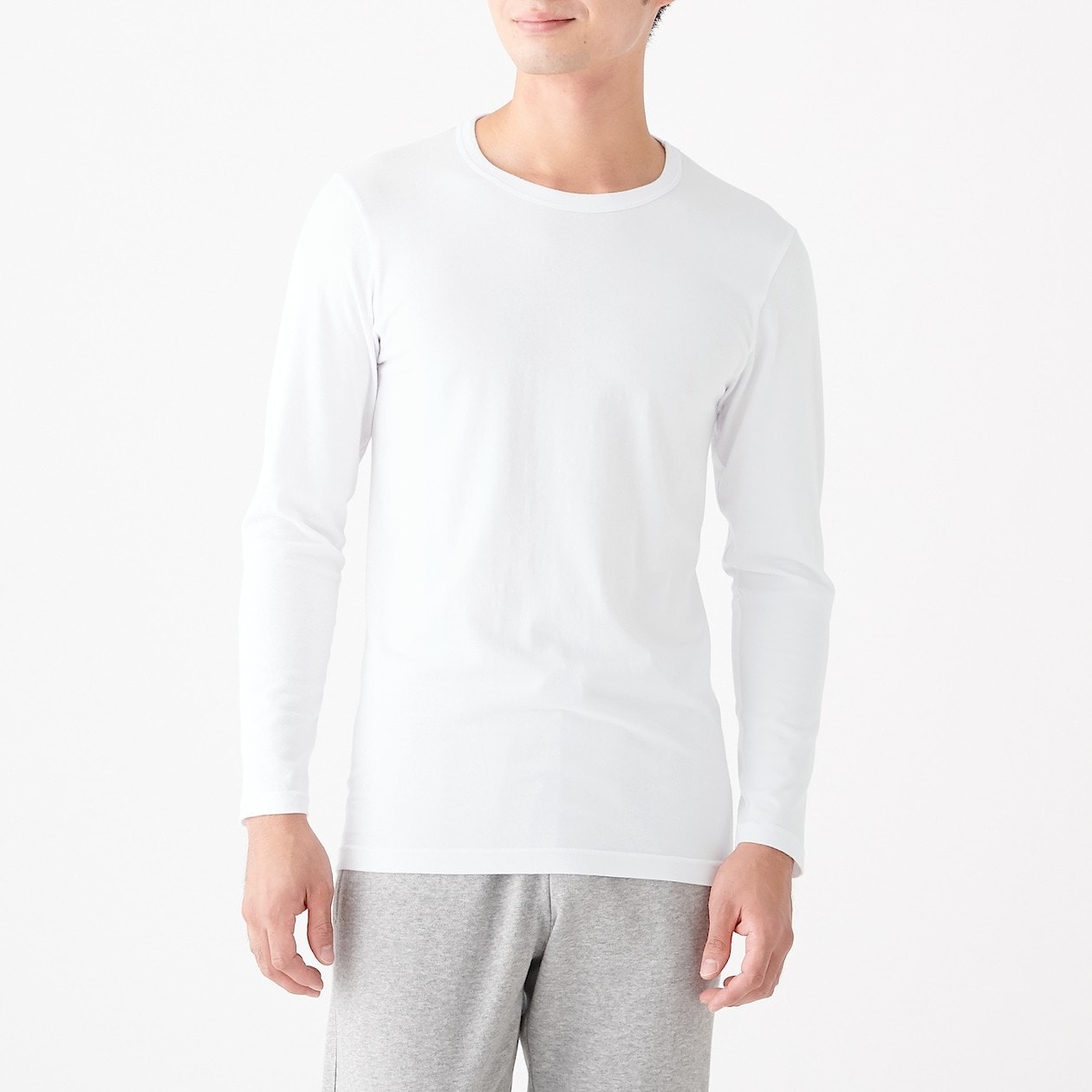 綿であったか 長袖tシャツ 紳士l 白 あったかインナー 紳士 メンズ 通販 無印良品 綿であったか 長袖tシャツ 紳士l 白 あったかインナー 紳士 メンズ 通販 無印良品