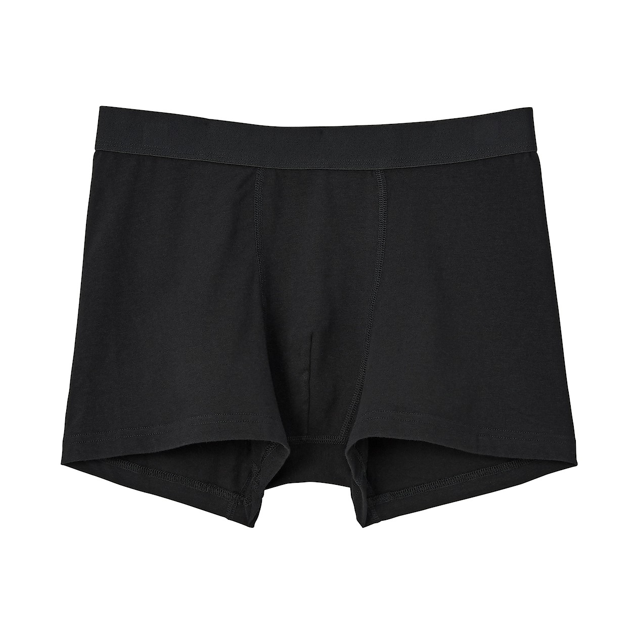 ストレッチ 天竺編み前閉じボクサーパンツ 紳士ｘｓ 黒 トランクス ボクサー 紳士 メンズ 通販 無印良品