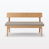 木製　リビングダイニング　背付ベンチ