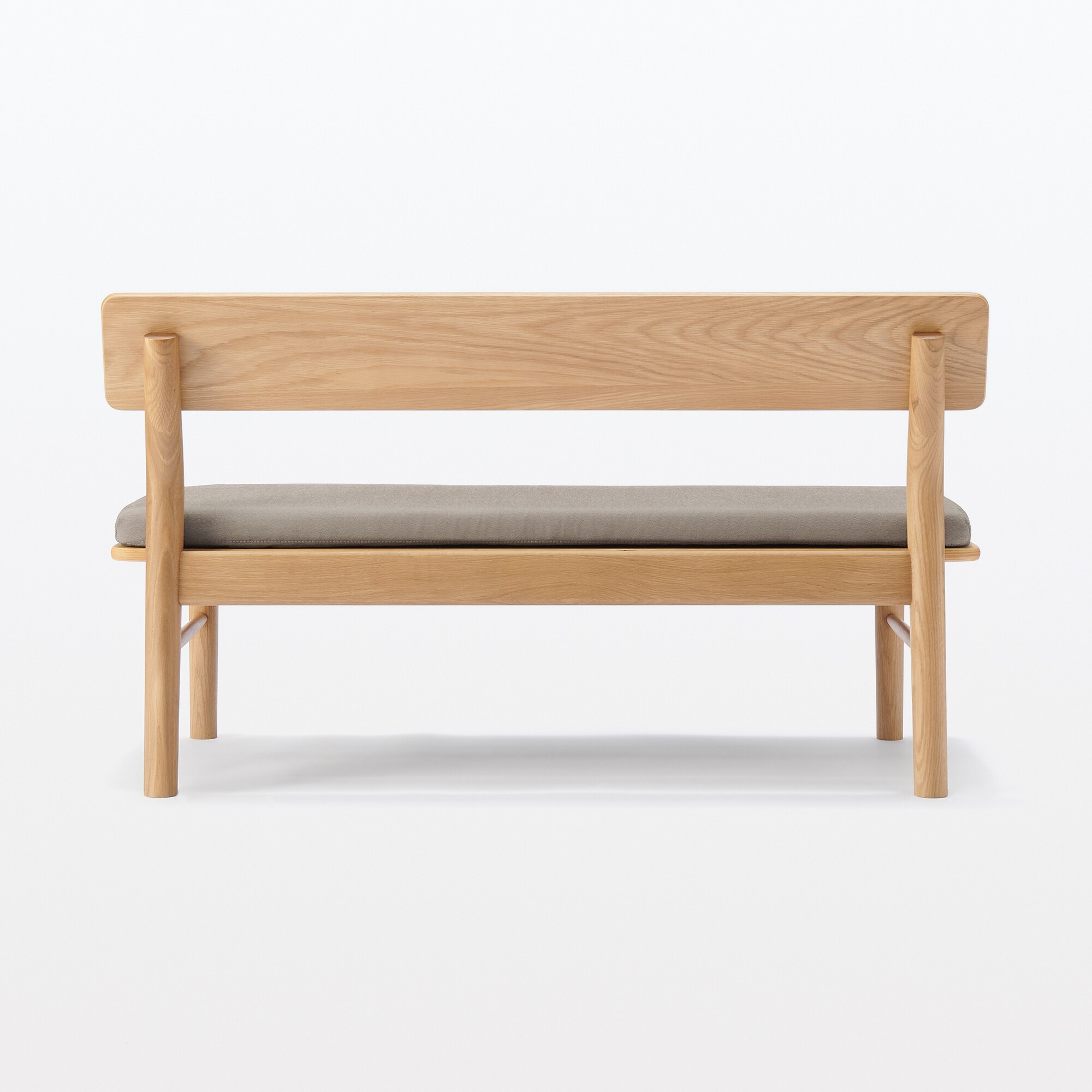 木製　リビングダイニング　背付ベンチ