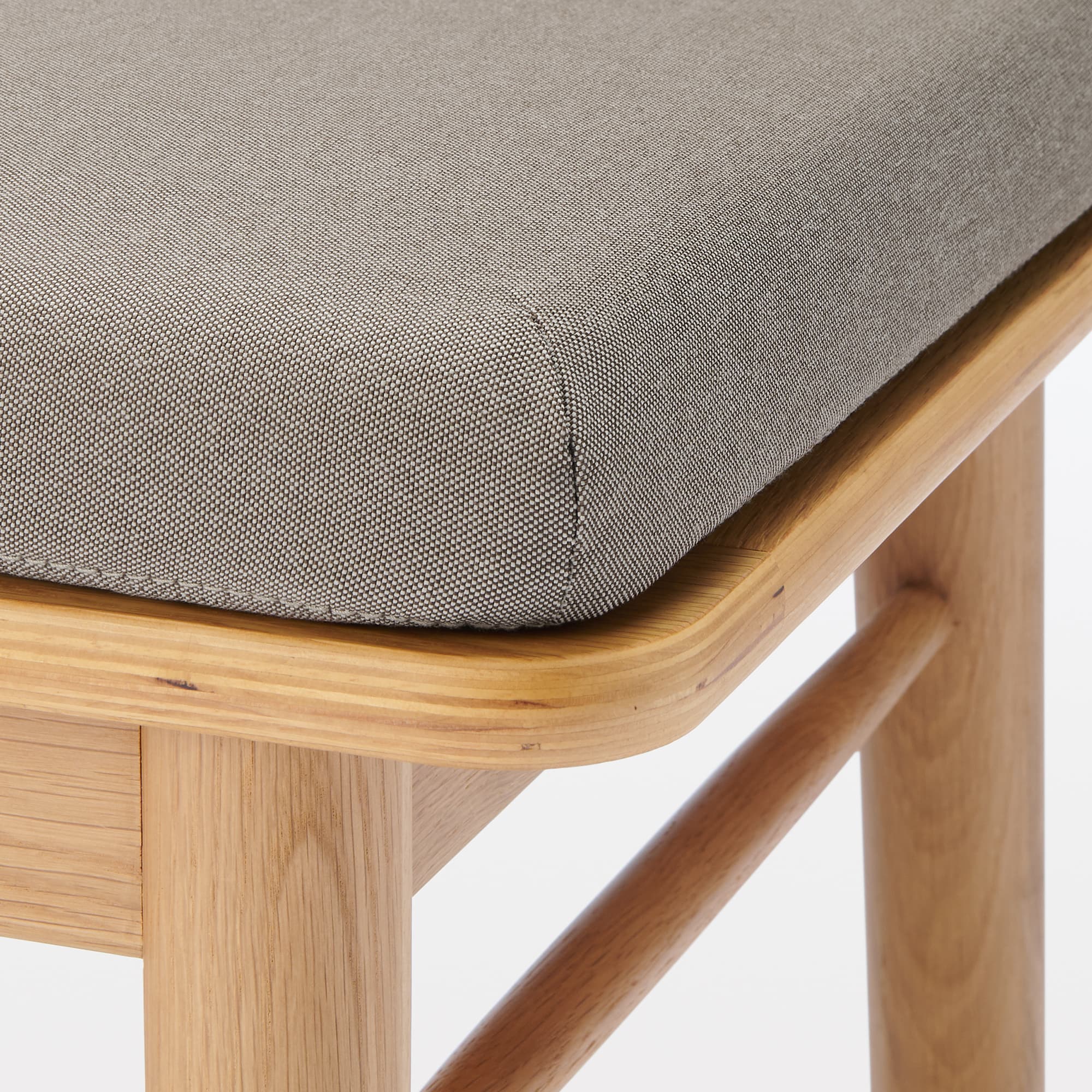 木製　リビングダイニング　背付ベンチ