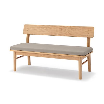 木製 リビングダイニング 背付ベンチ | 無印良品