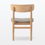 木製　リビングダイニング　チェア　布座