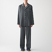 脇に縫い目のない フランネルパジャマ 紳士s m チャコールグレー パジャマ 紳士 メンズ 通販 無印良品 脇に縫い目のない フランネルパジャマ 紳士s m チャコールグレー パジャマ 紳士 メンズ 通販 無印良品