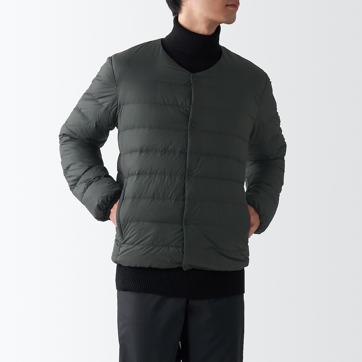 ノーカラージャケット S 無印良品 買い保障できる