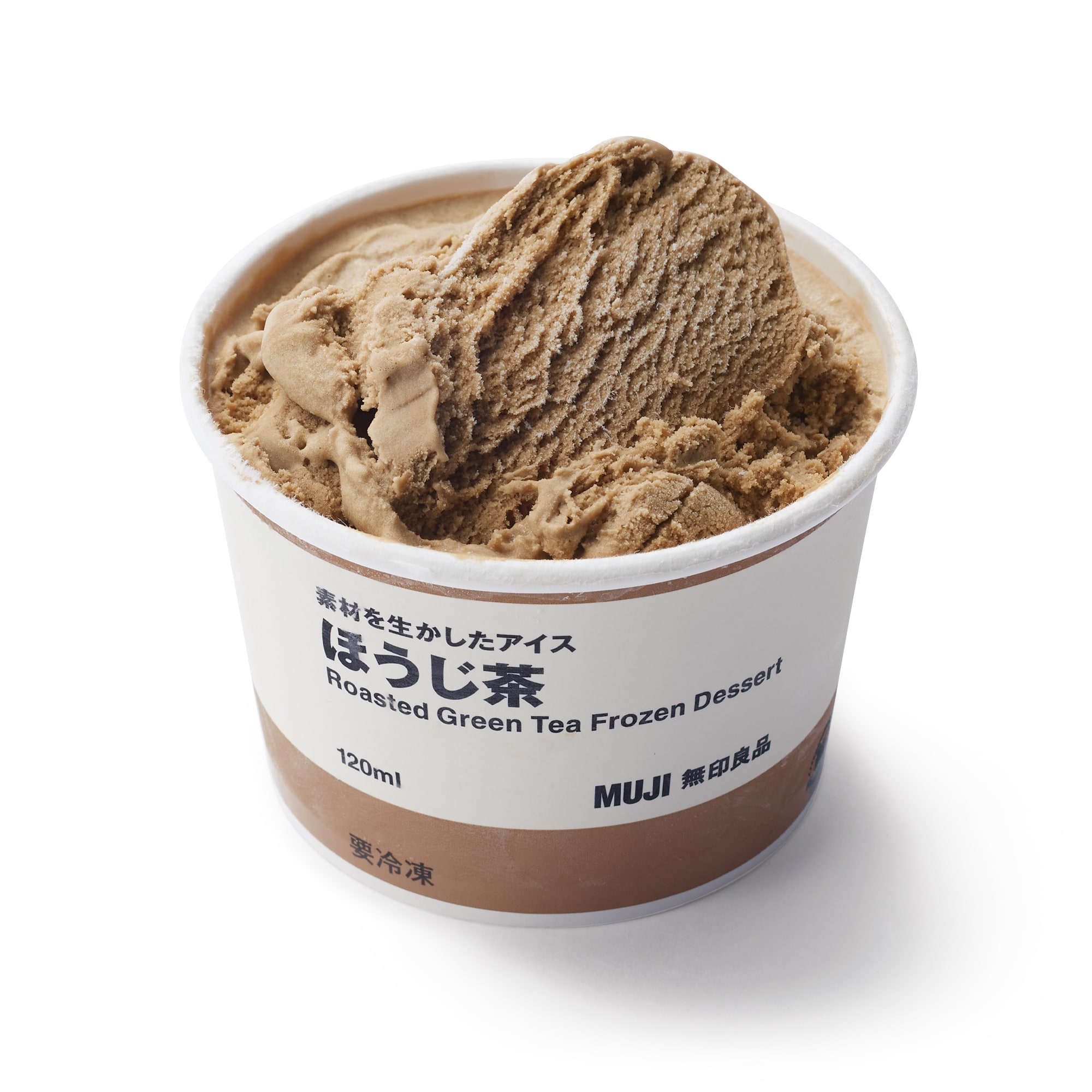 素材を生かしたアイス　ほうじ茶