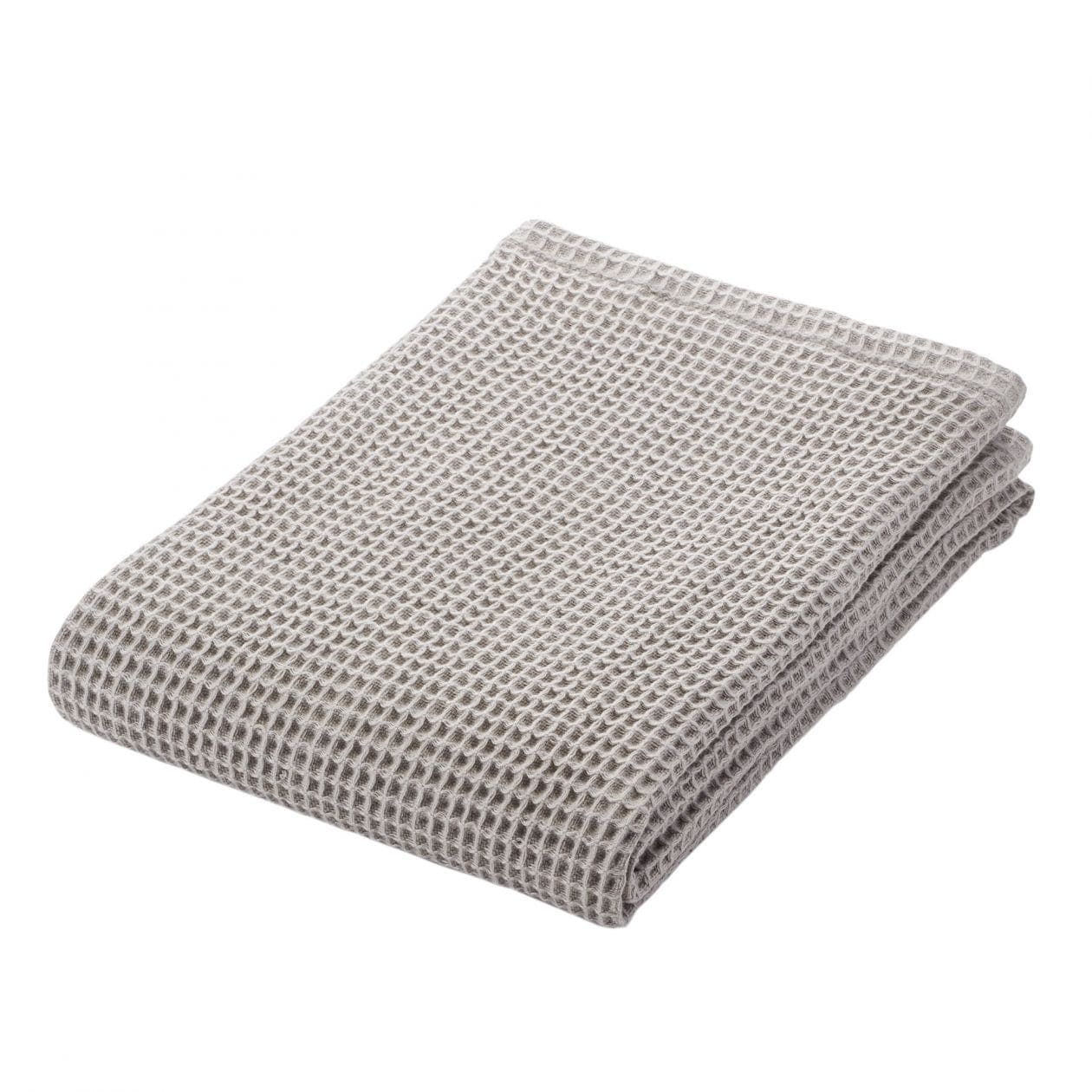 ワッフル織りスモールバスタオル ６０ １２０ｃｍ ライトグレー スモールバスタオル 通販 無印良品