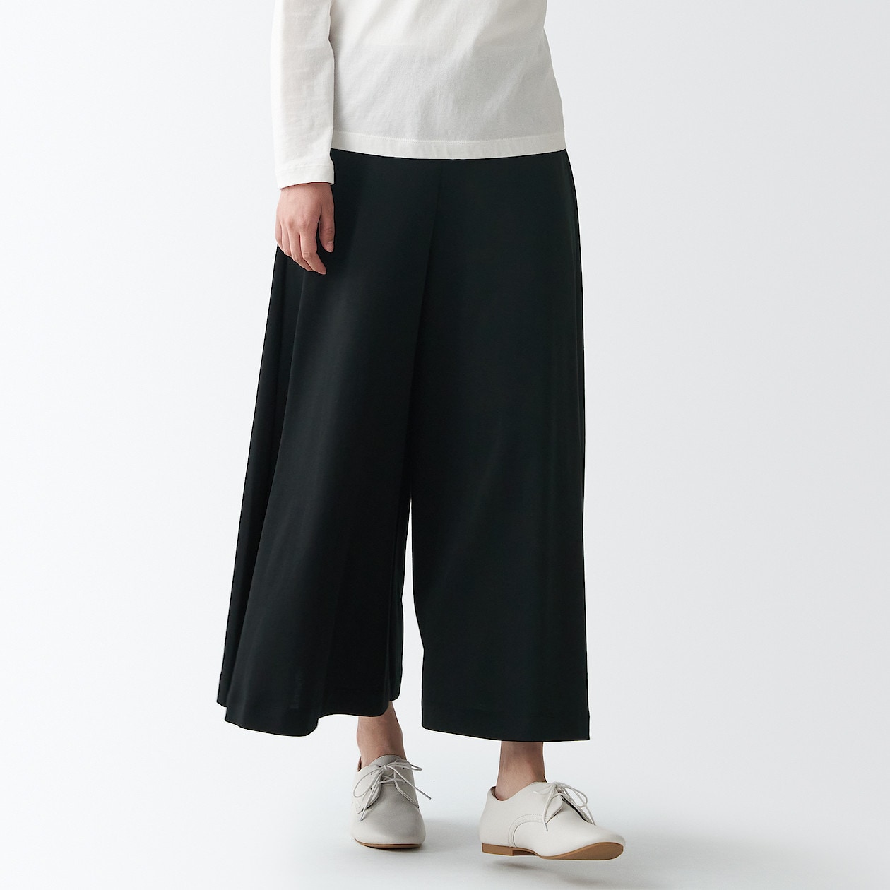細番手二重編みワイドパンツ m l 黒 パンツ 婦人 レディース 通販 無印良品 細番手二重編みワイドパンツ m l 黒 パンツ 婦人 レディース 通販 無印良品
