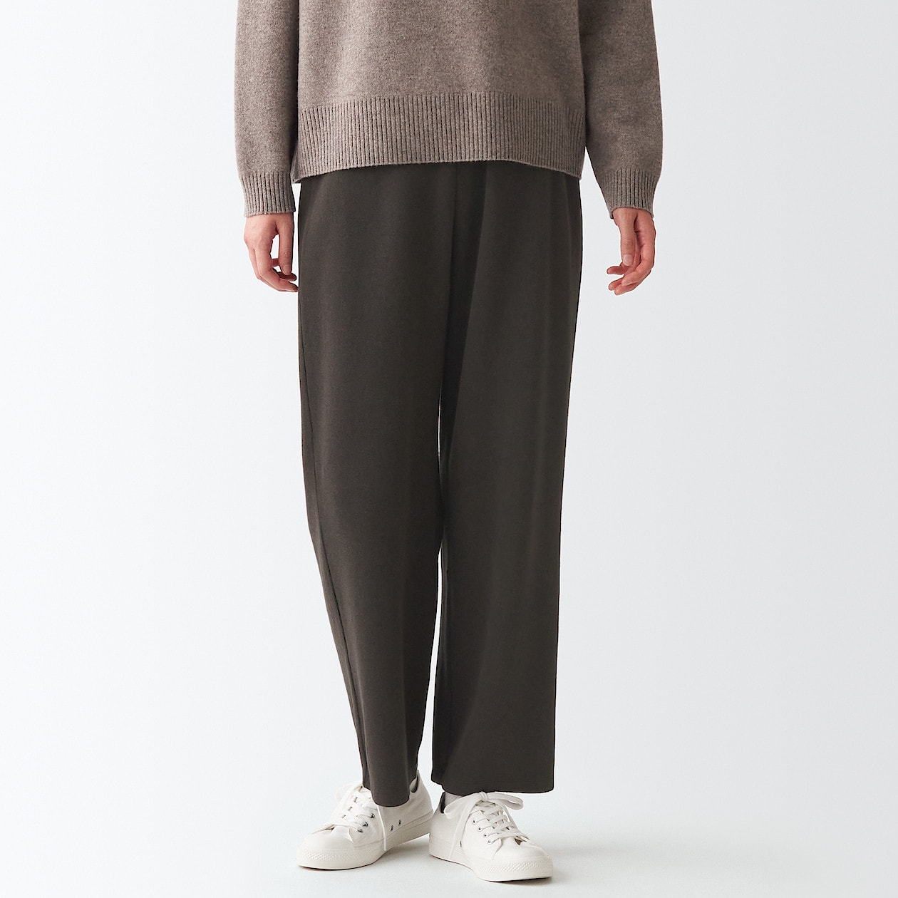 ヤク入りコットンリブ編みパンツ one size ダークグレー One All お家時間を快適に過ごす服 婦人 レディース 通販 無印良品 ヤク入りコットンリブ編みパンツ one size ダークグレー One All お家時間を快適に過ごす服 婦人 レディース 通販 無印良品