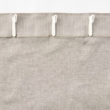 麻平織ノンプリーツカーテン