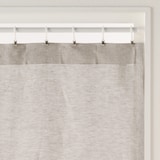 麻平織ノンプリーツカーテン