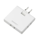 プラグがしまえるトリプルタップ　コンセント３個口