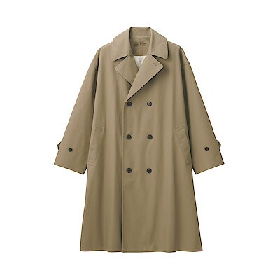 撥水トレンチコート 男女兼用ｘｘｓ ｘｓ ダークベージュ 男女兼用サイズ ユニセックス ジェンダーレス 通販 無印良品