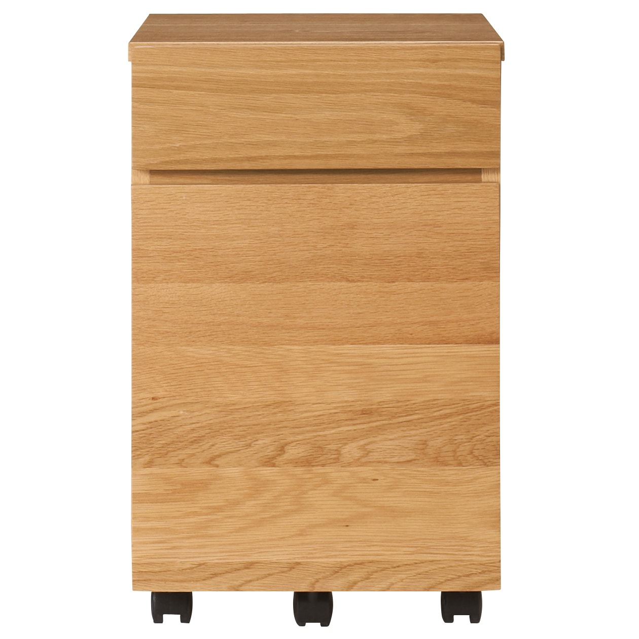 無垢材デスク（引出付）セット