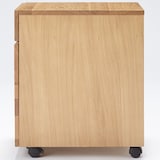 無垢材デスク（引出付）セット