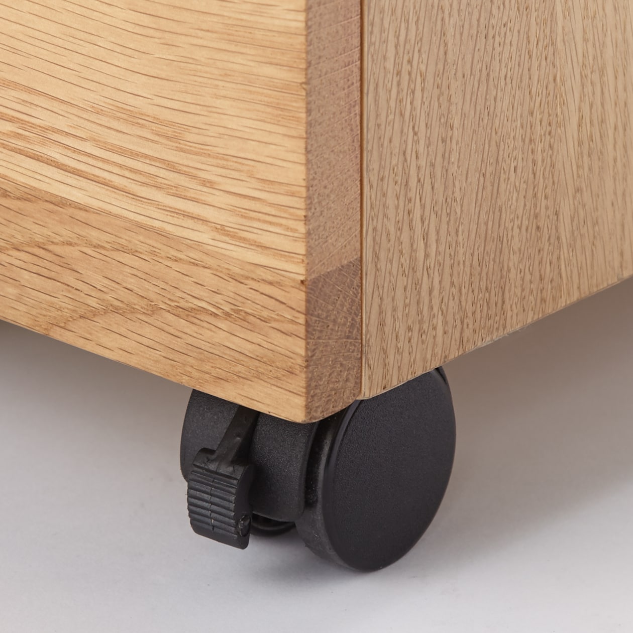 無垢材デスク（引出付）セット