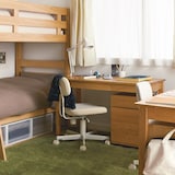 無垢材デスク（引出付）セット