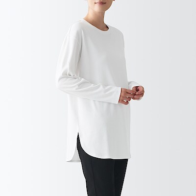 Tシャツ カットソー 長袖 無印良品 Tシャツ カットソー 長袖 無印良品