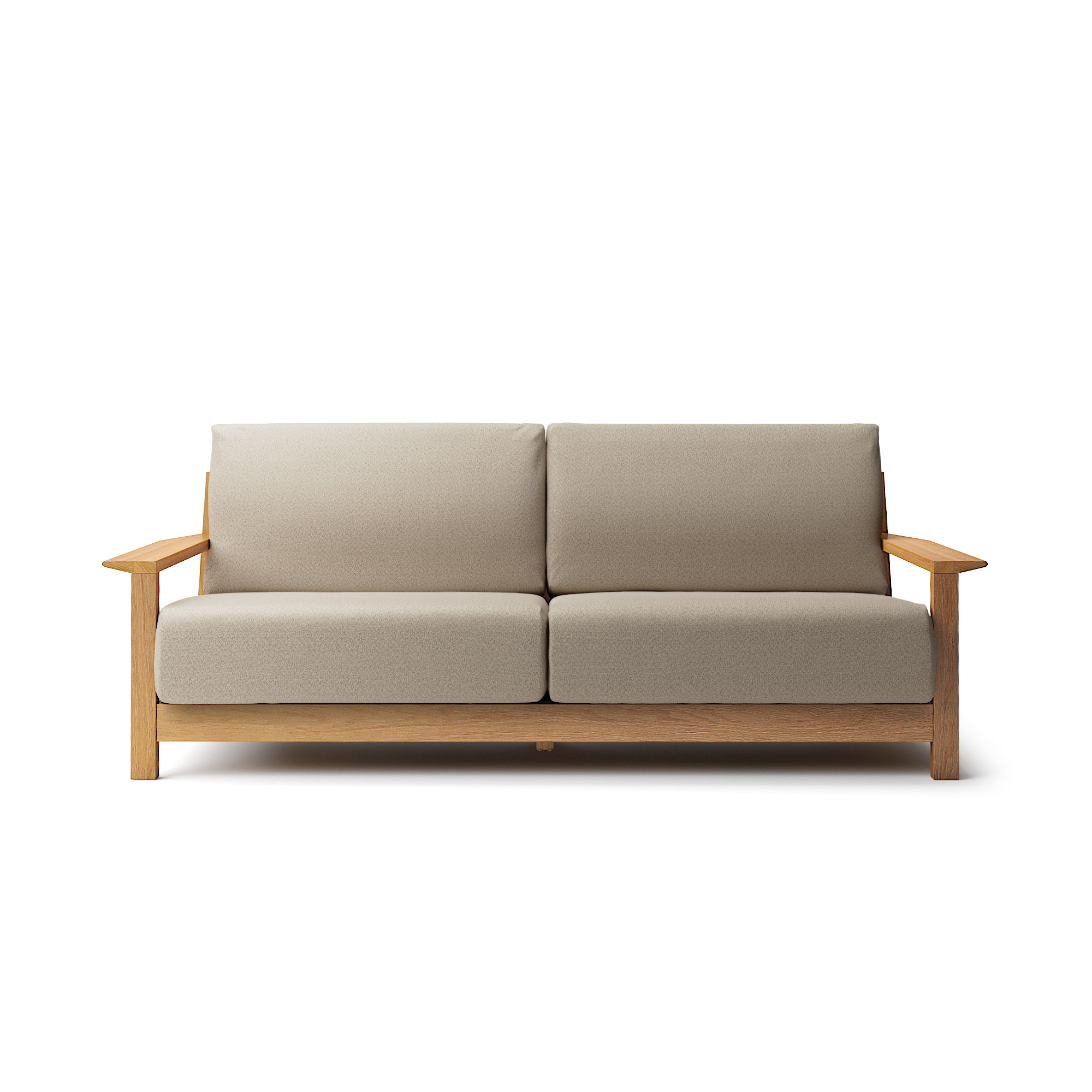 綿太番手　ソファ本体　木製フレーム　ウレタンポケットコイル　３シーター用カバー