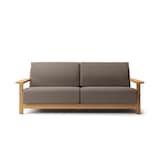 綿太番手　ソファ本体　木製フレーム　ウレタンポケットコイル　３シーター用カバー