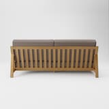 綿太番手　ソファ本体　木製フレーム　ウレタンポケットコイル　３シーター用カバー